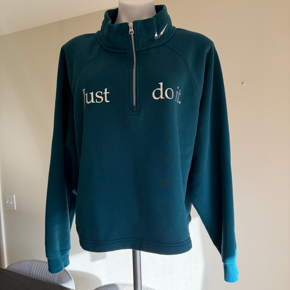 Nike Teal Zip-Up Jacket